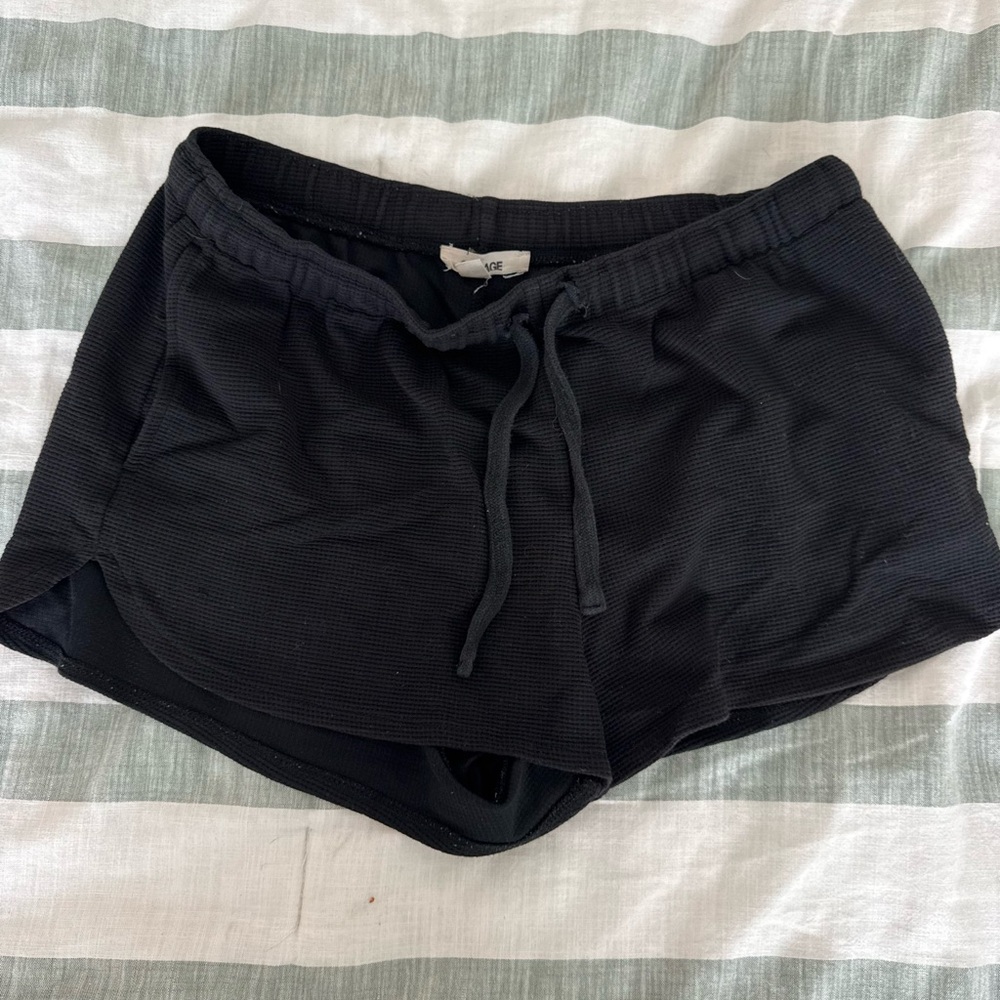 Garage Black Athletic Shorts